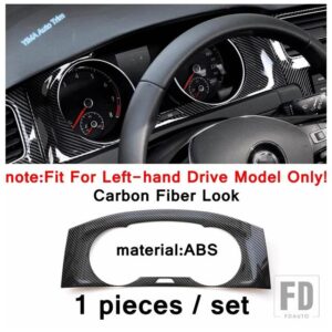 VW カーボン製 AC エアアウトレット / ヘッドライトランプ / ドアアームレストカバートリム ゴルフ 7 7.5 MK7 ハッチバック 2014 - 2019 - model 9
