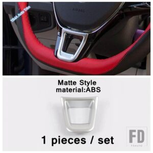 VW マット仕上げ オートドアオーディオスピーカー ツイーター / ACベント / ステアリングホイール ABS アクセサリー カバートリム トゥ - model 5