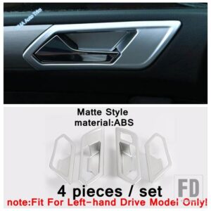 VW マット仕上げ オートドアオーディオスピーカー ツイーター / ACベント / ステアリングホイール ABS アクセサリー カバートリム トゥ - model 9