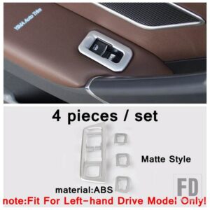 VW マット仕上げ オートドアオーディオスピーカー ツイーター / ACベント / ステアリングホイール ABS アクセサリー カバートリム トゥ - model 1