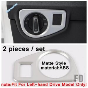 VW マット仕上げ オートドアオーディオスピーカー ツイーター / ACベント / ステアリングホイール ABS アクセサリー カバートリム トゥ - model 3