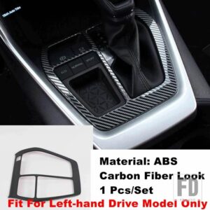 トヨタ カーボンルック カーセンターコンソールストール ギアシフト デコレーションパネル カバートリムアクセサリー RAV4 RAV 4 XA50 2019 - - Left-hand Drive F