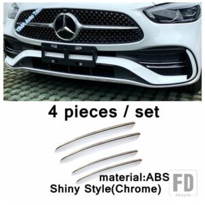メルセデスベンツ リアバンパースポイラー / テールマフラー / バックミラーカバートリムアクセサリー Cクラス W206 セダン 2022 - 2024 - Bumper Spoiler B