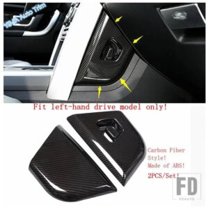 ランドローバー ディスカバリー スポーツ 2015 - 2020 カーボン インテリア エア AC ベント / ステアリングホイール / ギアシフトパネル カバー - Model H