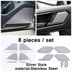 VW スピーカーカバー インナードアハンドルボウル オーディオステレオステッカートリム ティグアン MK2 2016 - 2022用 - model 5