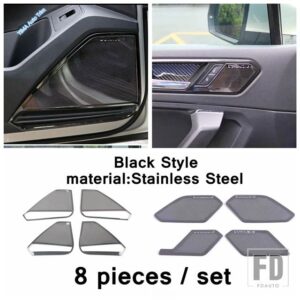 VW スピーカーカバー インナードアハンドルボウル オーディオステレオステッカートリム ティグアン MK2 2016 - 2022用 - model 6