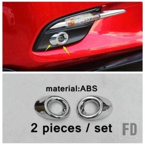 マツダ LAPETUS AUTO STYLING フロントフォグランプ ターンランプ アイリッド アイブロウ カバートリム 3 AXELA ハッチバック セダン 2017 201 - model 1