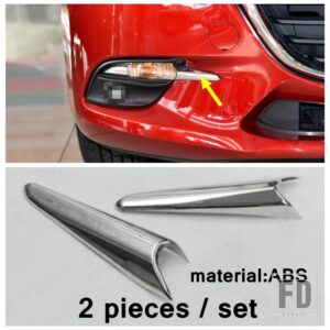 マツダ LAPETUS AUTO STYLING フロントフォグランプ ターンランプ アイリッド アイブロウ カバートリム 3 AXELA ハッチバック セダン 2017 201 - model 2
