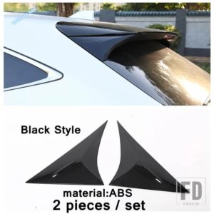トヨタ ヴェンザ / ハリアー 2021 - 2024 用 オートフォグランプ / リアウィンドウスポイラートライアングル / ドアハンドルカバートリムアクセ - Model G