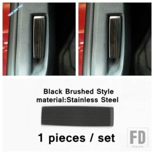 プジョー 3008 5008 GT 2017-2024 / 508用 エンジンフードボタンカバー トリムモール - Black Brushed Style