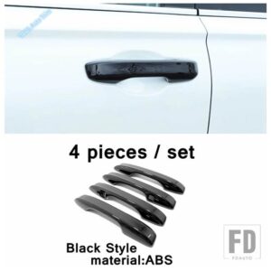 ホンダ CR-V CRV 2023 2024用クローム外装アクセサリー サイドドアハンドル/リアトランクウィンドウワイパーカバートリム - Model D