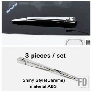 ホンダ CR-V CRV 2023 2024用クローム外装アクセサリー サイドドアハンドル/リアトランクウィンドウワイパーカバートリム - Model B
