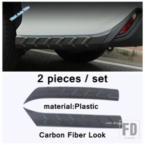 トヨタ ハイランダー 2020 - 2023 用 フロント リア バンパー プロテクター コーナー ガード 防止 ストライプ カバー トリム ABS アクセサリー - Model D