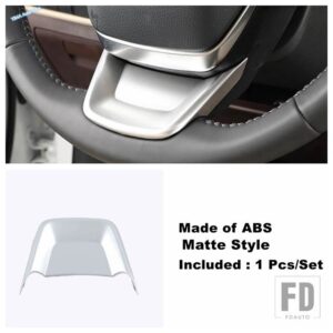 トヨタ ABS製 オートステアリングホイール U字型フレーム 装飾アクセサリー カバートリムキット ハイランダー/クルーガー 2020-24年式用 - Matte Style
