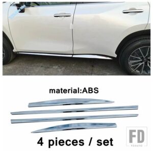 レクサス NX 260 NX350H 2022 - 2025 ABS 外装アクセサリー用 フロントフードエンジン / ドアボディ / リアトランクリッド装飾カバートリム - model 2