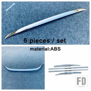 レクサス NX 260 NX350H 2022 - 2025 ABS 外装アクセサリー用 フロントフードエンジン / ドアボディ / リアトランクリッド装飾カバートリム - model 4