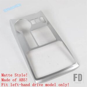 トヨタ 自動車用 ストール ギアシフトボックス フレームカバートリム 4RUNNER 2010-2019 マット/レッド/カーボン インテリアアクセサリー - Silver
