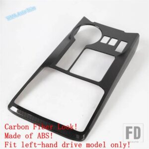 トヨタ 自動車用 ストール ギアシフトボックス フレームカバートリム 4RUNNER 2010-2019 マット/レッド/カーボン インテリアアクセサリー - Carbon Fiber Look