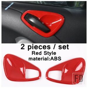 レッドオート内装ギアシフトボックス/ダッシュボードディスプレイ/ステアリングホイールボタンカバー SMART FORTWO 451 2009 - 2015 アクセサリ - Inner door bowl