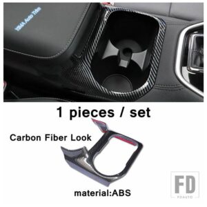 スバル アウトバック 2020 2021 カーボンルック アクセサリー用 ステアリングホイール / スカイライトハンドル / AC / ギアシフトノブ ステッカ - Model H