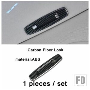 スバル アウトバック 2020 2021 カーボンルック アクセサリー用 ステアリングホイール / スカイライトハンドル / AC / ギアシフトノブ ステッカ - Model I