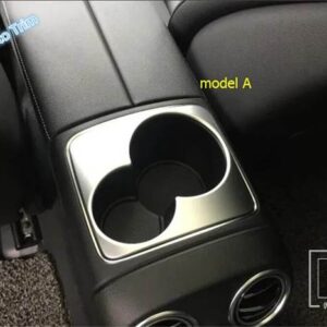 メルセデスベンツ ABSマットカーアームレストボックスウォーターカップホルダー装飾フレームアクセサリーカバートリムEクラスEクラスW213 2016 - Model A