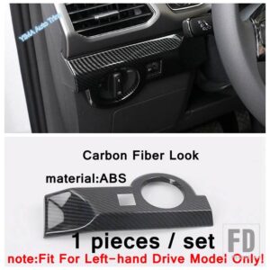 VW カーボンルックカップホルダー/ステアリングホイール/リフトボタン/エアコンカバートリムアクセサリー T-CROSS 2019 - 2023 - model3