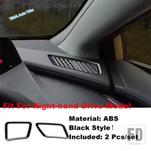 トヨタ プリウス 60系 2023-2024年式用 ウィンドウガラスリフト / ヘッドライトスイッチ / リアアンチキックカバートリム ブラックスタイルアク - Dashboard Air AC