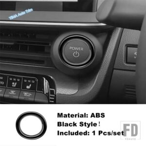 トヨタ プリウス 60系 2023-2024年式用 ウィンドウガラスリフト / ヘッドライトスイッチ / リアアンチキックカバートリム ブラックスタイルアク - Stop start