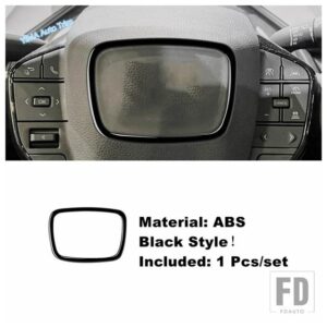 トヨタ プリウス 60系 2023-2024年式用 ウィンドウガラスリフト / ヘッドライトスイッチ / リアアンチキックカバートリム ブラックスタイルアク - Steering Wheel Rim