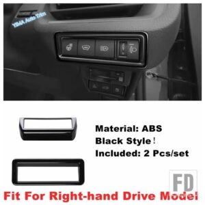 トヨタ プリウス 60系 2023-2024年式用 ウィンドウガラスリフト / ヘッドライトスイッチ / リアアンチキックカバートリム ブラックスタイルアク - Headlight Switch