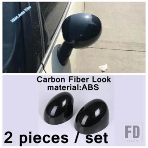 ミニクーパー リアウィンドウレインワイパー/ドアハンドルボウル/バックミラーカバートリム S F55 F56 F57 2014-2020 外装に適合 - model 1