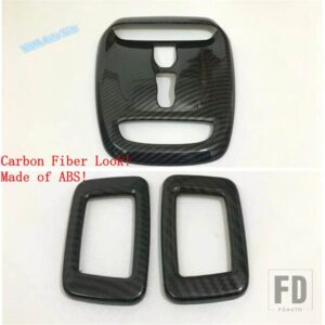 ボルボ マット/カーボン オートスタイリング アッパールーフ 読書灯 ランプフレーム カバートリムアクセサリー ABS XC60 2018 - 2024に適合 - Model C