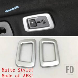 ボルボ マット/カーボン オートスタイリング アッパールーフ 読書灯 ランプフレーム カバートリムアクセサリー ABS XC60 2018 - 2024に適合 - Model B