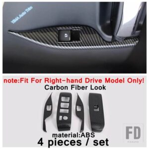 トヨタ アルファード/ヴェルファイア AH30 2016 - 2021 用 カーボン製 AC コンセントベント / ウィンドウリフト / - model 10