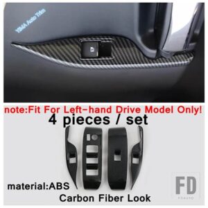 トヨタ アルファード/ヴェルファイア AH30 2016 - 2021 用 カーボン製 AC コンセントベント / ウィンドウリフト / - model 11