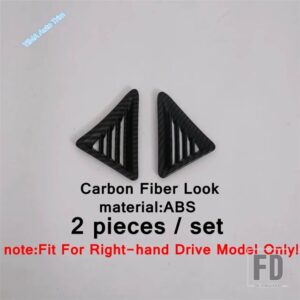 トヨタ アルファード/ヴェルファイア AH30 2016 - 2021 用 カーボン製 AC コンセントベント / ウィンドウリフト / - model 6