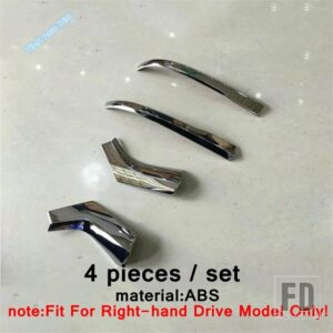 トヨタ アルファード/ヴェルファイア AH30 2016 - 2021 用 バックミラー/ウィンドウスパンコール/テールライト装飾パネルアクセサリーカバート - model 7