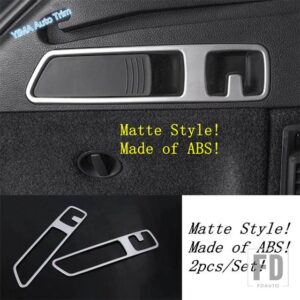 アウディ マット仕上げ ACコンセント / ドアアームレストハンドル / ヘッドライトランプスイッチボタンカバートリム Q5 2018 - 2023 ABSインテ - Model C