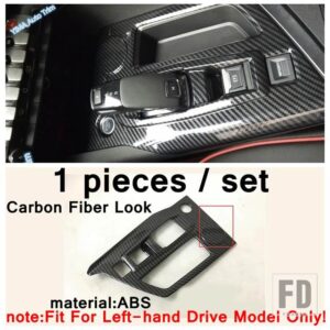 プジョー ステンレス製オートトランスミッションギアシフトレバーパネルフレーム装飾アクセサリーカバートリム 3008 3008GT 2017 - 2023用 - model 2