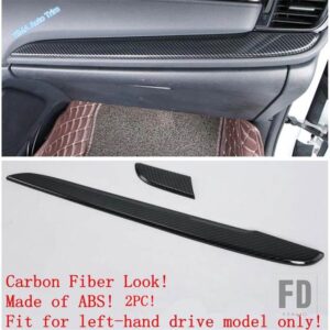 ホンダ カーボン製 ダッシュボード装飾 ストライプ/ハンドル/ギアシフト/ヘッドランプスイッチ装飾カバートリム CR-V CRV 2017-2020用 - Model L