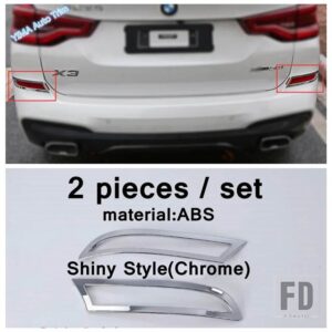 BMW 自動車用 バックミラーアイブロウ/リアウィンドウワイパー/ドアハンドル/フォグランプABSアクセサリーカバートリム X3 G01 2018 - 2023用 - Foglight
