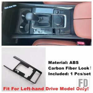 マツダ CX-50 2022 2023 2024用ウィンドウリフトボタン/エアコンベント/ヘッドライトスイッチ装飾カバートリムカーボンアクセサリー - Gear shift panel