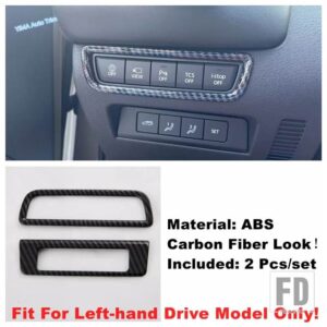 マツダ CX-50 2022 2023 2024用ウィンドウリフトボタン/エアコンベント/ヘッドライトスイッチ装飾カバートリムカーボンアクセサリー - Headlight switch