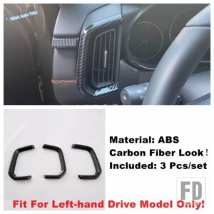 マツダ CX-50 2022 2023 2024用ウィンドウリフトボタン/エアコンベント/ヘッドライトスイッチ装飾カバートリムカーボンアクセサリー - Air AC Vents
