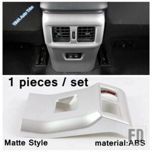 トヨタ オートアクセサリー リアアームレストボックス アンチキックプロテクトパネル エアACベントアウトレットカバートリム RAV4 RAV 4 XA50 - Matte Style