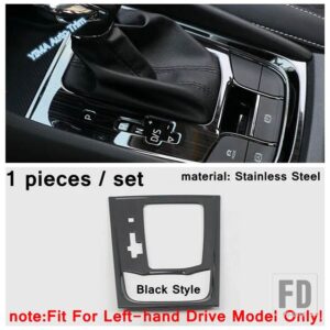 グローブボックスハンドルスパンコール/スピーカー/エアコンパネルカバートリム シュコダ カロク 2018-2022 ステンレスアクセサリー - model 8