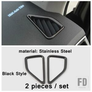 グローブボックスハンドルスパンコール/スピーカー/エアコンパネルカバートリム シュコダ カロク 2018-2022 ステンレスアクセサリー - model 10