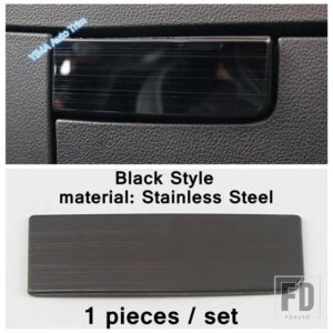 グローブボックスハンドルスパンコール/スピーカー/エアコンパネルカバートリム シュコダ カロク 2018-2022 ステンレスアクセサリー - model 9