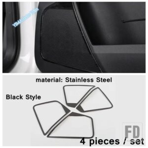 グローブボックスハンドルスパンコール/スピーカー/エアコンパネルカバートリム シュコダ カロク 2018-2022 ステンレスアクセサリー - model 3